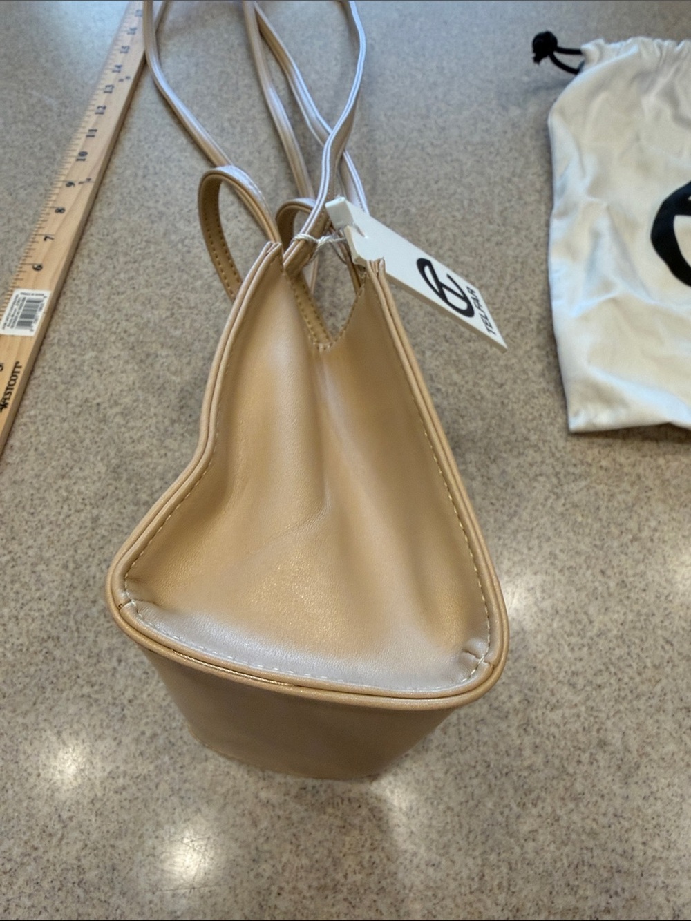 NWT Telfar Small Shopper Bag in Cream Authentic w/ dust bag - Picture 7 of 13